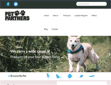 Tablet Screenshot of petpartnersbristol.com